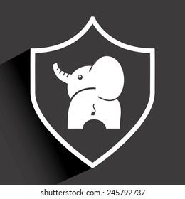 save the animals design, vector illustration eps10 graphic