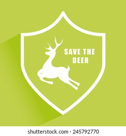 save the animals design, vector illustration eps10 graphic