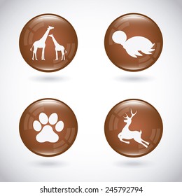 save the animals design, vector illustration eps10 graphic