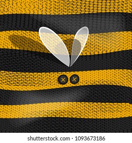 Save the bee vector illustration
