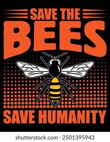 Save The Bees Graphic Design