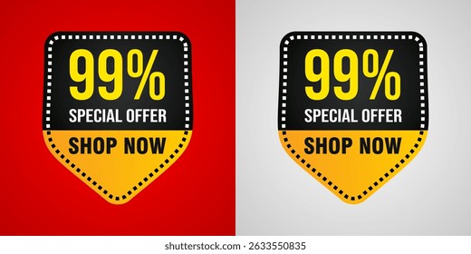 Sparen Sie im großen Stil - bis zu 99 % Rabatt auf Banner für Sonderverkäufe