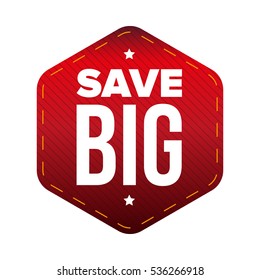 Save Big patch vector