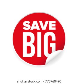 Save Big Sale Sticker