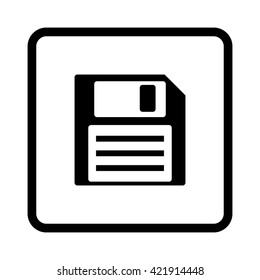 Save  - black vector icon