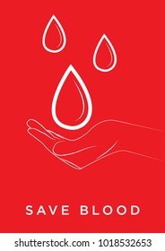 save blood poster templates