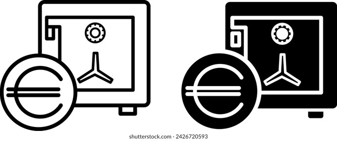 Guardar Icono de caja ilustración vector de diseño