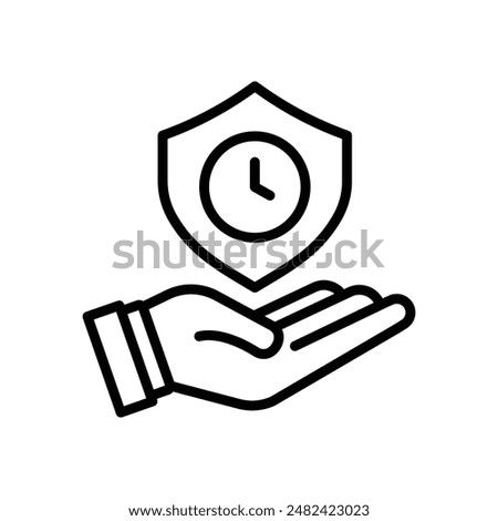 Save or Care Time Icon Set Time Management Illustrations for Productivity and Efficiency