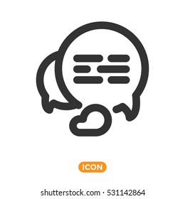 Save Chat to Cloud Vector Icon