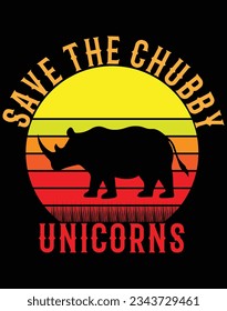 Save the chubby unicorns EPS file for cutting machine. You can edit and print this vector art with EPS editor.