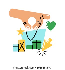 Save to collection. Vector icon in bold line style