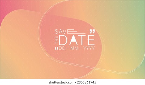 Guarda el cartel de fecha. Se puede usar para negocios, marketing y publicidad. diseño gráfico de logotipo de la cumbre de eventos realizada para Tecnología y eventos próximos. EPS vectorial 10