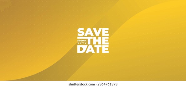 Save the date banner. Can be used for business, marketing and advertising. logo graphic design of event summit made for Technology and upcoming events. Vector EPS 10