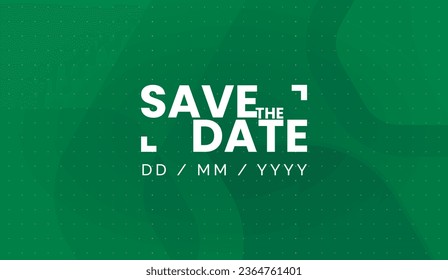 Save the date banner. Can be used for business, marketing and advertising. logo graphic design of event summit made for Technology and upcoming events. Vector EPS 10