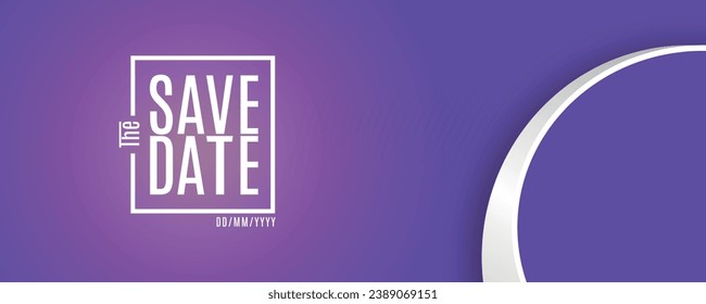 Save the date banner. Can be used for business, marketing and advertising. logo graphic design of event summit made for economic, business and environment upcoming events. Vector EPS 10