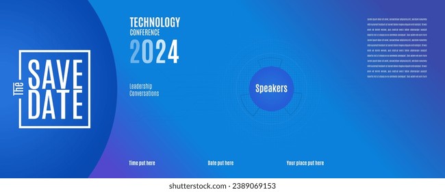 Save the date banner. Can be used for business, marketing and advertising. logo graphic design of event summit made for economic, business and environment upcoming events. Vector EPS 10
