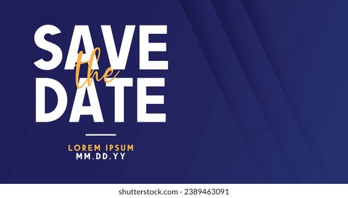 Save the date banner. Can be used for business, marketing and advertising. logo graphic design of event summit made for Technology and upcoming events.