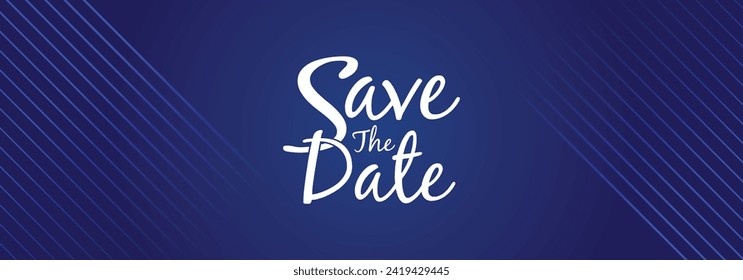 Save the date banner. Can be used for business, marketing and advertising. logo graphic design of event summit made for Technology and upcoming events.	