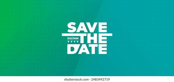 Guardar el Anuncio de fecha. Se puede utilizar para negocios, marketing y publicidad. logo Diseño gráfico de la cumbre del evento hecho para la Tecnología y próximos eventos. Vector EPS 10