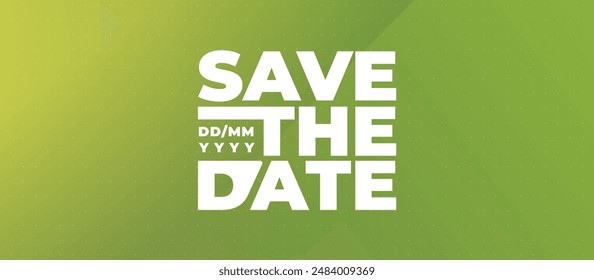 Save the date banner. Can be used for business, marketing and advertising. logo graphic design of event summit made for Technology and upcoming events. Vector EPS 10