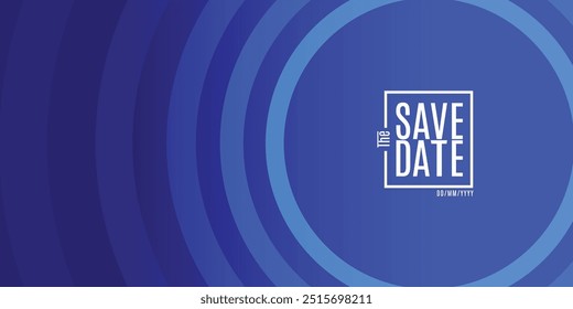 Salve o banner da data. Pode ser usado para negócios, marketing e publicidade. logotipo design gráfico do evento cúpula feito para tecnologia e eventos futuros.