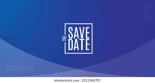 Save the date banner. Can be used for business, marketing and advertising. logo graphic design of event summit made for Technology and upcoming events.