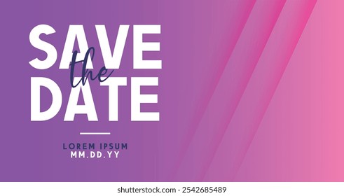 Save the date banner. Can be used for business, marketing and advertising. logo graphic design of event summit made for Technology and upcoming events.	
