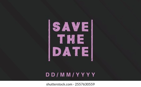 Save the date banner. Can be used for business, marketing and advertising. logo graphic design of event summit made for Technology and upcoming events. Vector EPS 10