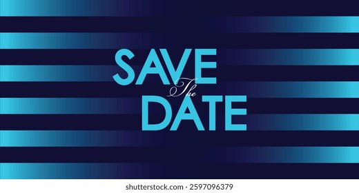 Save the date banner. Can be used for business, marketing and advertising. logo graphic design of event summit made for Technology and upcoming events.
