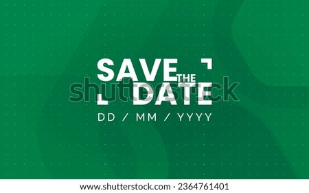 Save the date banner. Can be used for business, marketing and advertising. logo graphic design of event summit made for Technology and upcoming events. Vector EPS 10 ストックフォト © 