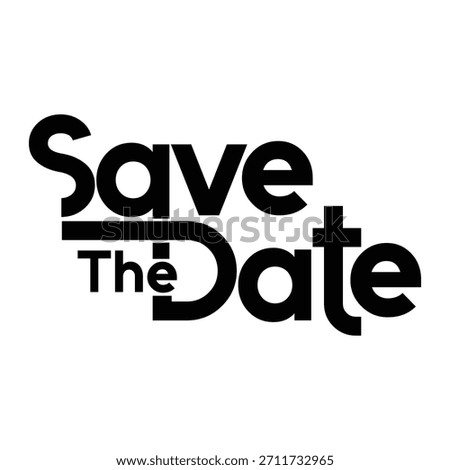 Save the date banner. Can be used for business, marketing and advertising. logo graphic design of event summit made for Technology and upcoming events.