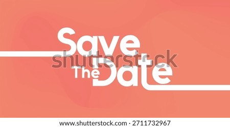 Save the date banner. Can be used for business, marketing and advertising. logo graphic design of event summit made for Technology and upcoming events.