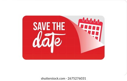 Save the date banner template for all social media