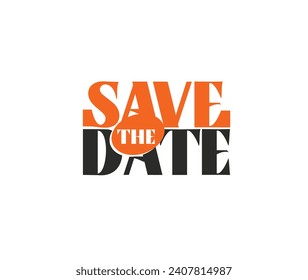 Save The Date Banner for Wedding invitation business, marketing and advertising. Vector illustration.