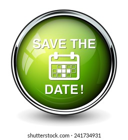 Save the date button