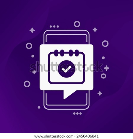 save a date, calendar icon with a phone