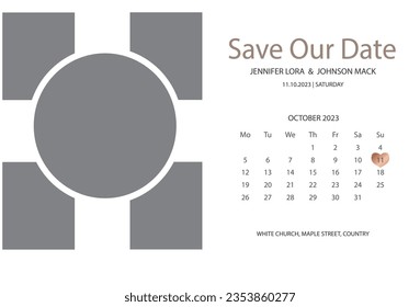 save the date calender new 