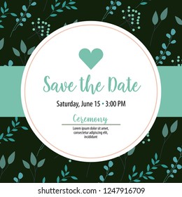 save the date card