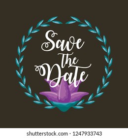 save the date card