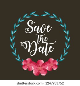 save the date card