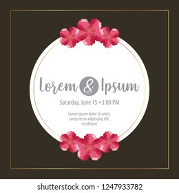 save the date card