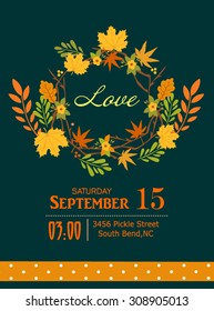 Save the date card