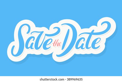 Save the date card.