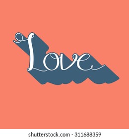 Save the Date card. Hand drawn vector illustration.