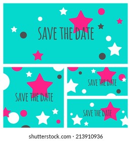 Save the date card. For wedding, party, baby shower etc.