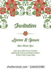 save the date cards invitation floral design vector illustration