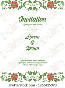 save the date cards invitation floral design vector illustration
