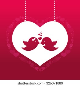 Save the date colorful card design, vector graphic.