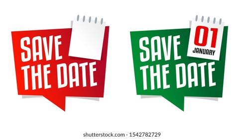 Save the date with date customization