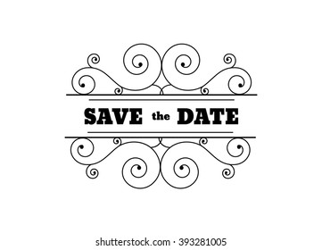 Save the Date design